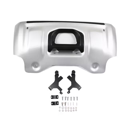 Silver Front Skid Plate for Land Rover Defender 90, 110 and 130, view 3
