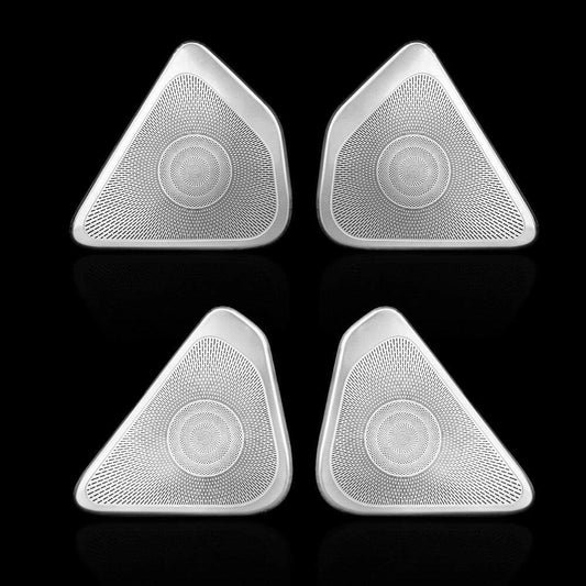 Stainless Steel Door Speaker Covers for KGM SsangYong Rexton