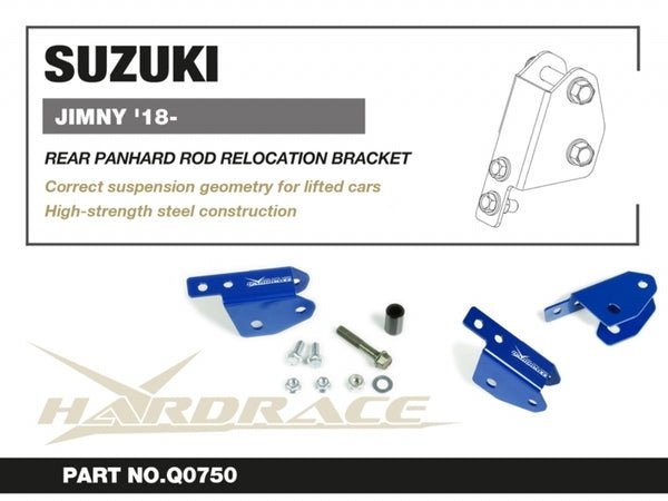 SUZUKI JIMNY 18- REAR PANHARD ROD EXTENTION BRACKET - Q0750 2