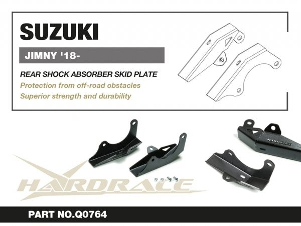 SUZUKI JIMNY 18- REAR SHOCK ABSORBER SKID PLATE - Q0764 7