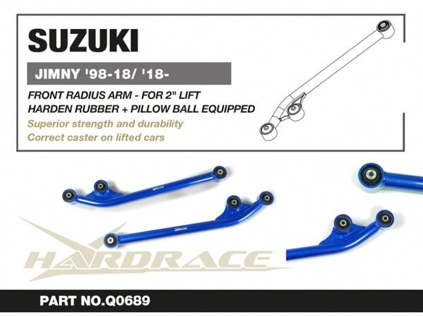 SUZUKI JIMNY '98-18/ '18- FRONT RADIUS ARM - Q0689 2