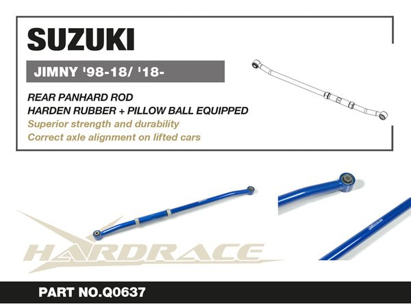 SUZUKI JIMNY '98-18/ '18- REAR PANHARD ROD V2 - Q0637 2