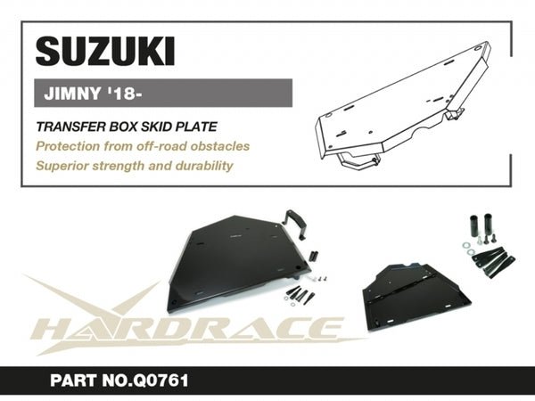 TRANSFER BOX SKID PLATE SUZUKI JIMNY '18- - Q0761 2