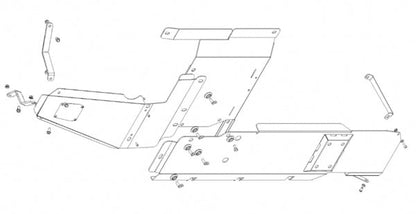 UNDERSIDE FULL GUARD JEEP, WRANGLER UNLIMITE JLU 18-PRESENT - Q0361 5