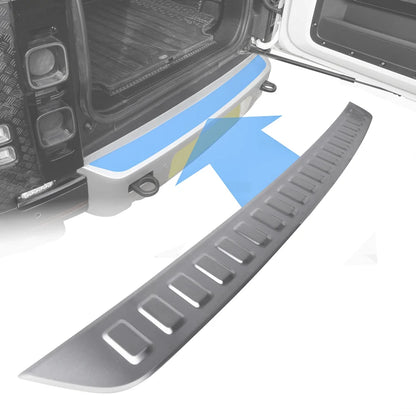 Stainless Steel Rear Bumper Scuff Plate for Land Rover Defender 90/110/130 (L663)