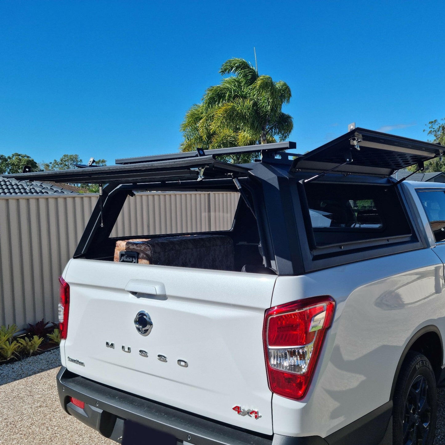 Heavy Duty Steel Canopy for SsangYong Musso - Long Wheel Base.