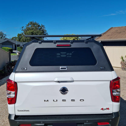 Heavy Duty Steel Canopy for SsangYong Musso - Long Wheel Base.