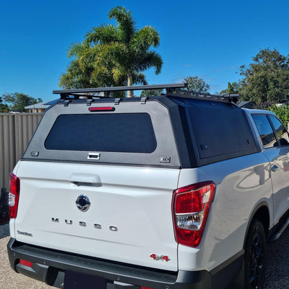 Heavy Duty Steel Canopy for SsangYong Musso - Long Wheel Base.