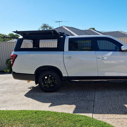 Heavy Duty Steel Canopy for SsangYong Musso - Long Wheel Base.