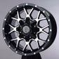 17" Sugar Ray 829 Granabe Polished Black Lip Wheels for Musso & Rexton.