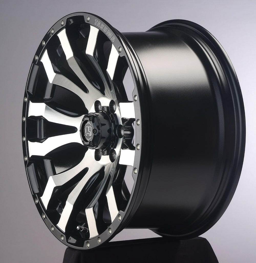 18" Sugar Ray 0215 Polished Face Black Wheels for Musso & Rexton.