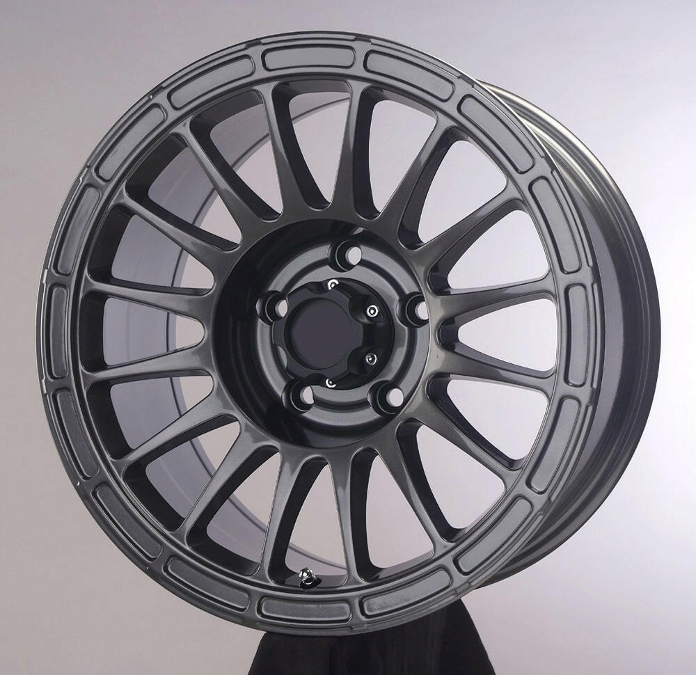 17" Sugar Ray 1018 Gloss Titanium Wheels for Musso & Rexton.