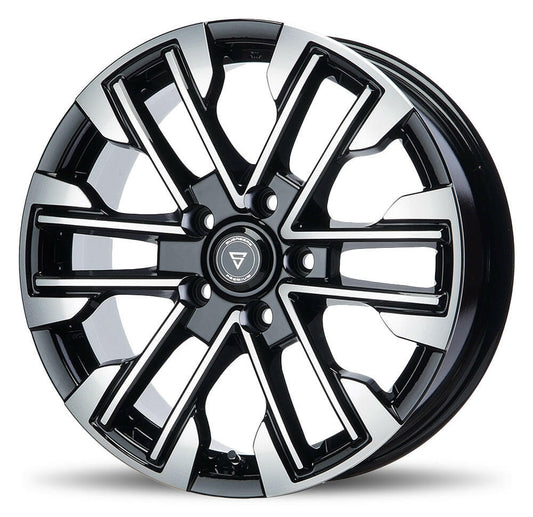 17" Sugar Ray 63633 Eclipse Polished Face Wheels for Musso & Rexton.