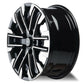 17" Sugar Ray 63633 Eclipse Polished Face Wheels for Musso & Rexton.
