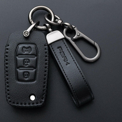 PEAK Leather Key Case for SsangYong Musso.