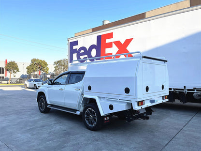 White Aluminum Ute Tray & Canopy Package S11.