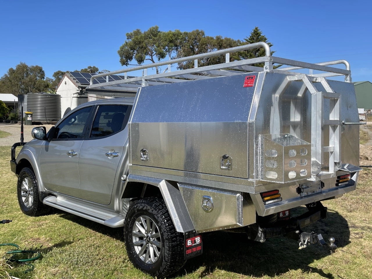 Aluminum Ute Tray & Canopy Package S12.