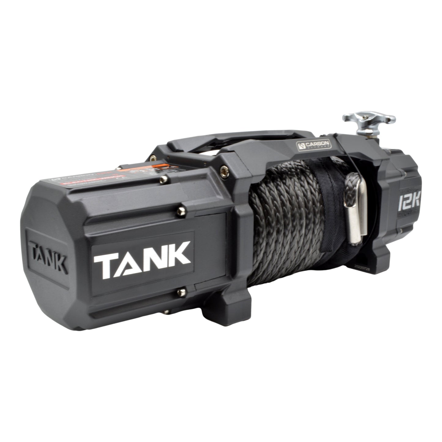 Carbon Tank 12000lb 4x4 Winch Kit IP68 12V - CW-TK12 4