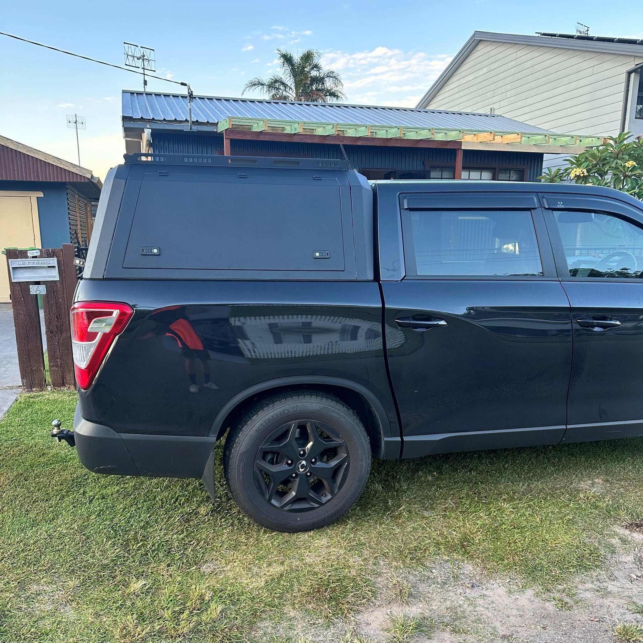 Heavy Duty Aluminium Canopy for SsangYong Musso - Short Wheel Base ...