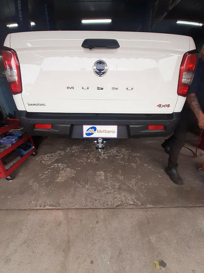 TrailBoss Heavy Duty 3500kg Tow Bar For SssangYong Musso (LWB Only).