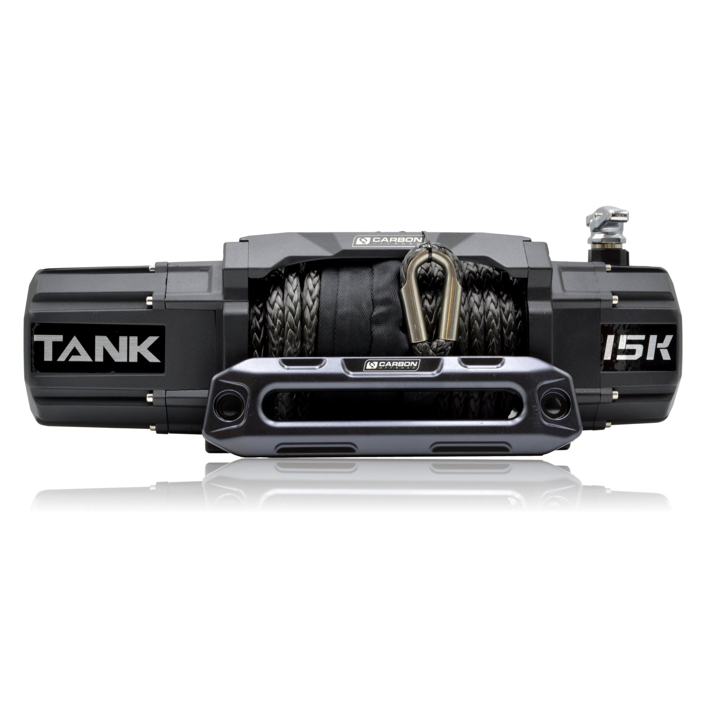 Carbon Tank 15000lb 4x4 Winch Kit IP68 12V and Recovery Combo Deal - CW-TK15-COMBO2 7
