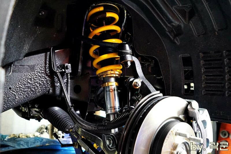 Move-On Adjustable Coilovers for SsangYong Musso & Rexton 2 Inch Lift (Set).