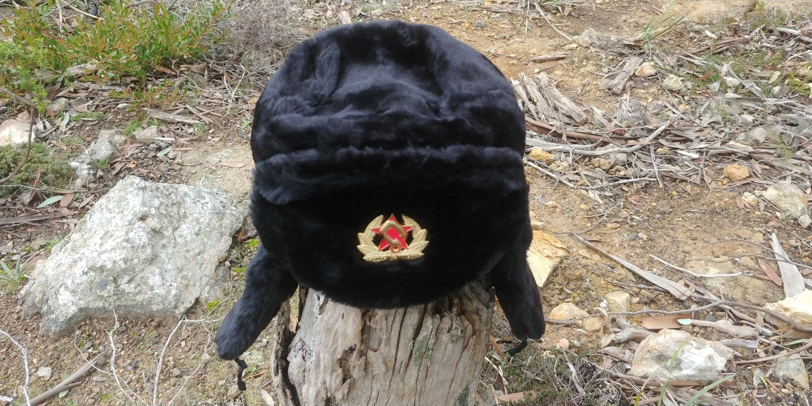 Carbon Offroad Ruski Russian Winter Hat - Genuine RUSSIAN - CW-RH_B58 3