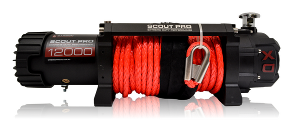 Carbon Scout Pro 12K Winch and Recovery Kit Combo - CW-XD12-COMBO7 3
