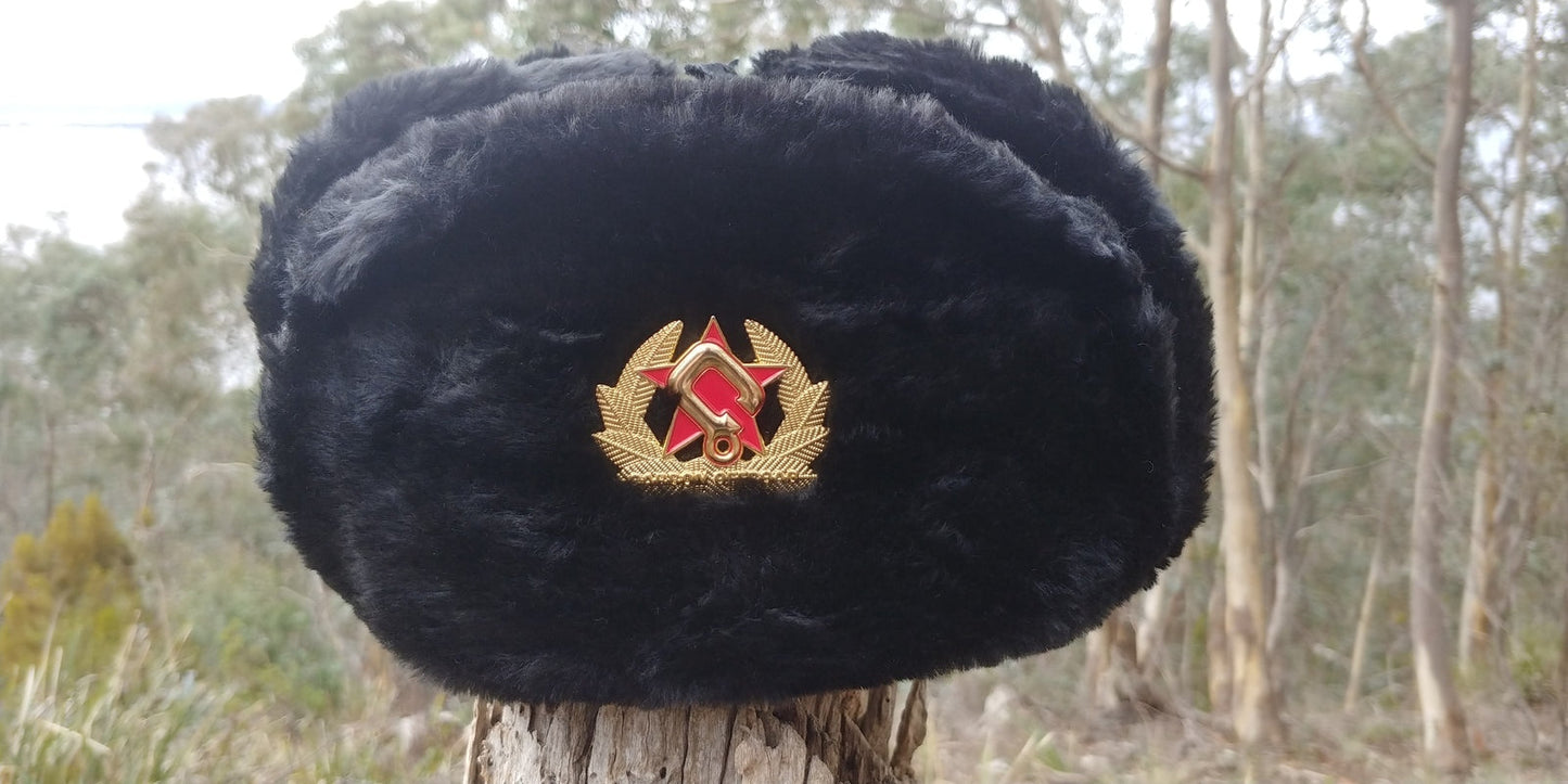Carbon Offroad Ruski Russian Winter Hat - Genuine RUSSIAN - CW-RH_B58 5