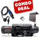 Carbon 12K V.3 12000lb Winch Black Hook Installers Combo Deal - CW-12KV3-COMBO1 2
