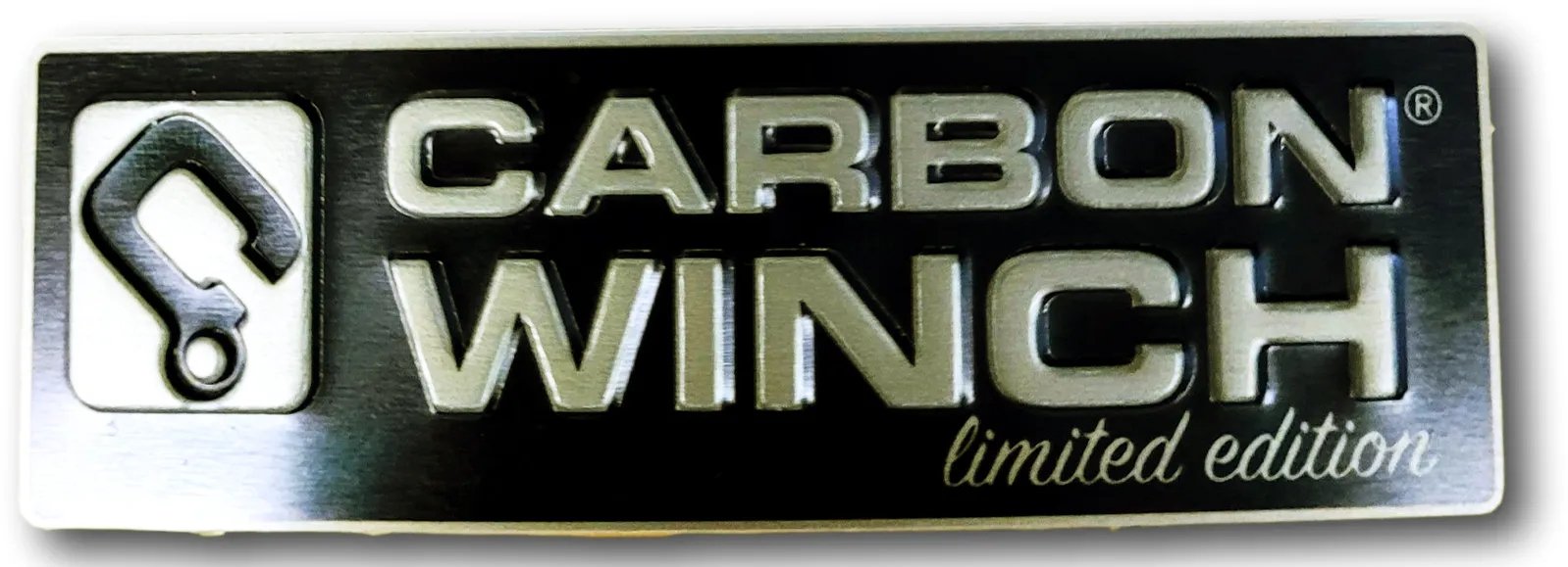 Carbon Offroad Sandy Taupe Metal Badge - CWA-SANDYBADGE1 1
