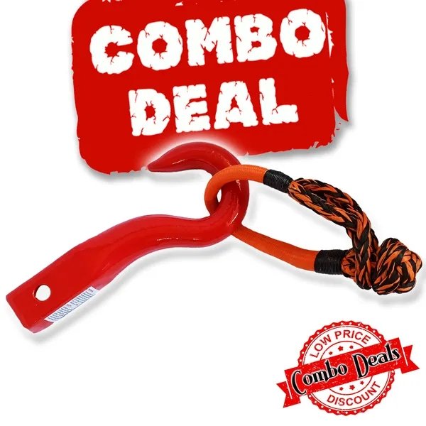 Carbon Recovery Hook and Soft Shackle Combo Deal - CW-COMBO-MFSS-RECHOOK 1