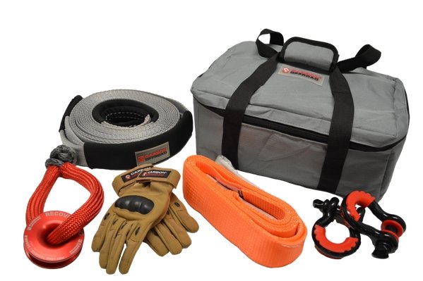 Carbon Scout Pro 12K Winch and Recovery Kit Combo - CW-XD12-COMBO7 17