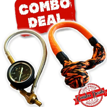 Carbon Tyre Deflator and Soft Shackle Combo Deal - CW-COMBO-MFSS-TDK-A 1
