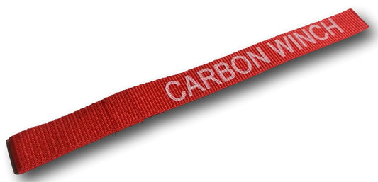 Carbon Winch Nylon Hook Strap with Logo - CW-HS 1