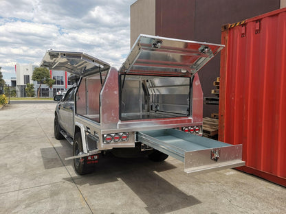 Aluminum Ute Tray & Canopy Package S13.