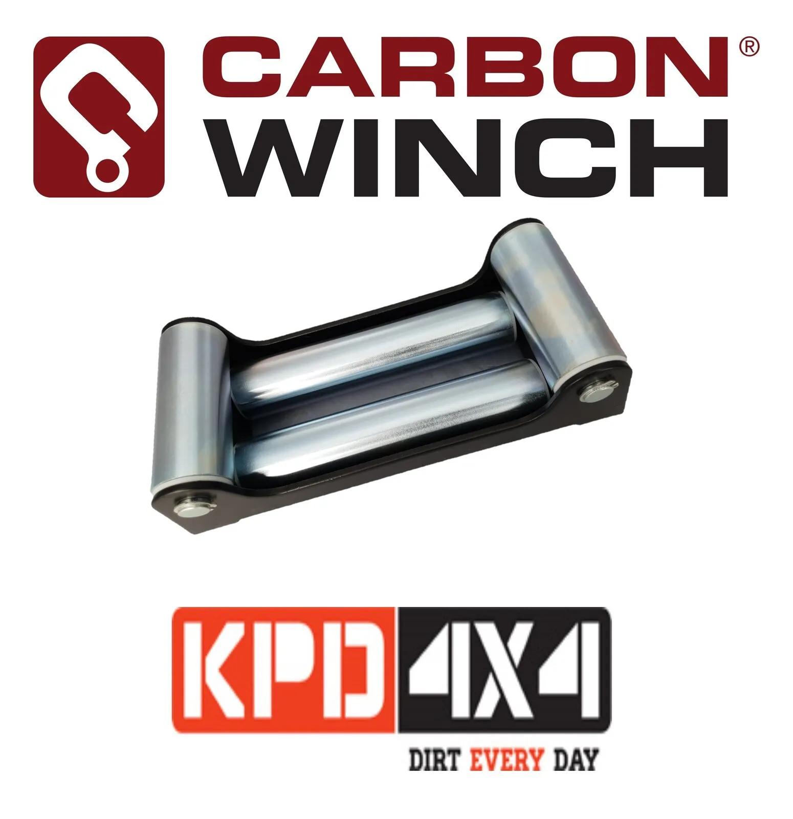 Carbon Winch Roller Fairlead for steel cable - CW-RF 1