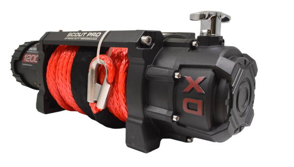 Carbon Scout Pro 12K Winch and Recovery Kit Combo - CW-XD12-COMBO7 10