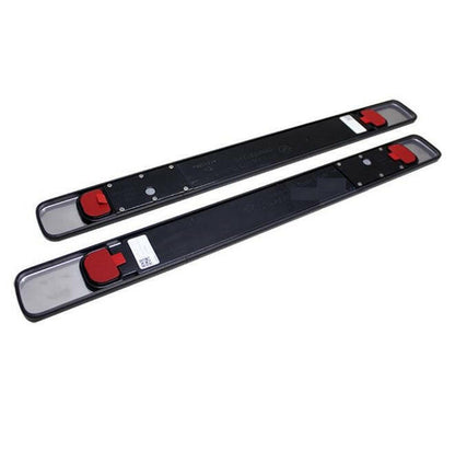 Genuine Ssangyong Aluminum 'Khan' Door Scuff Plates (Pair).